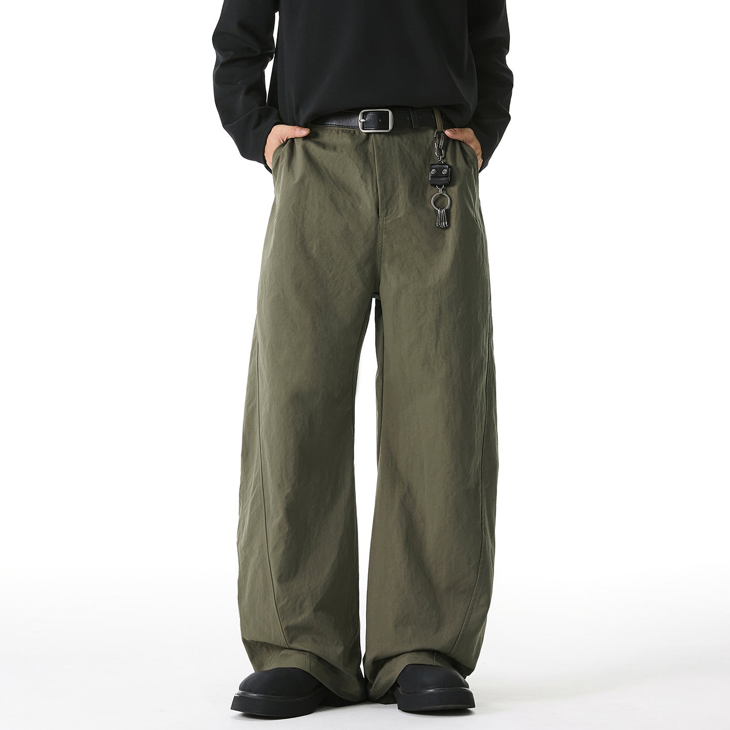 Men's loose straight leg pants and long pants