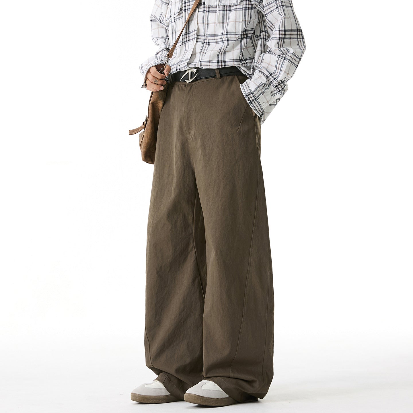 Men's loose straight leg pants and long pants