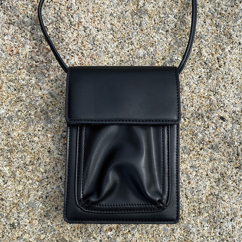 Boys Small Shoulder Bag All-Match Shoulder Bag Messenger Bag Male Ins Style Casual Backpack Student Japanese Mobile Phone Bag