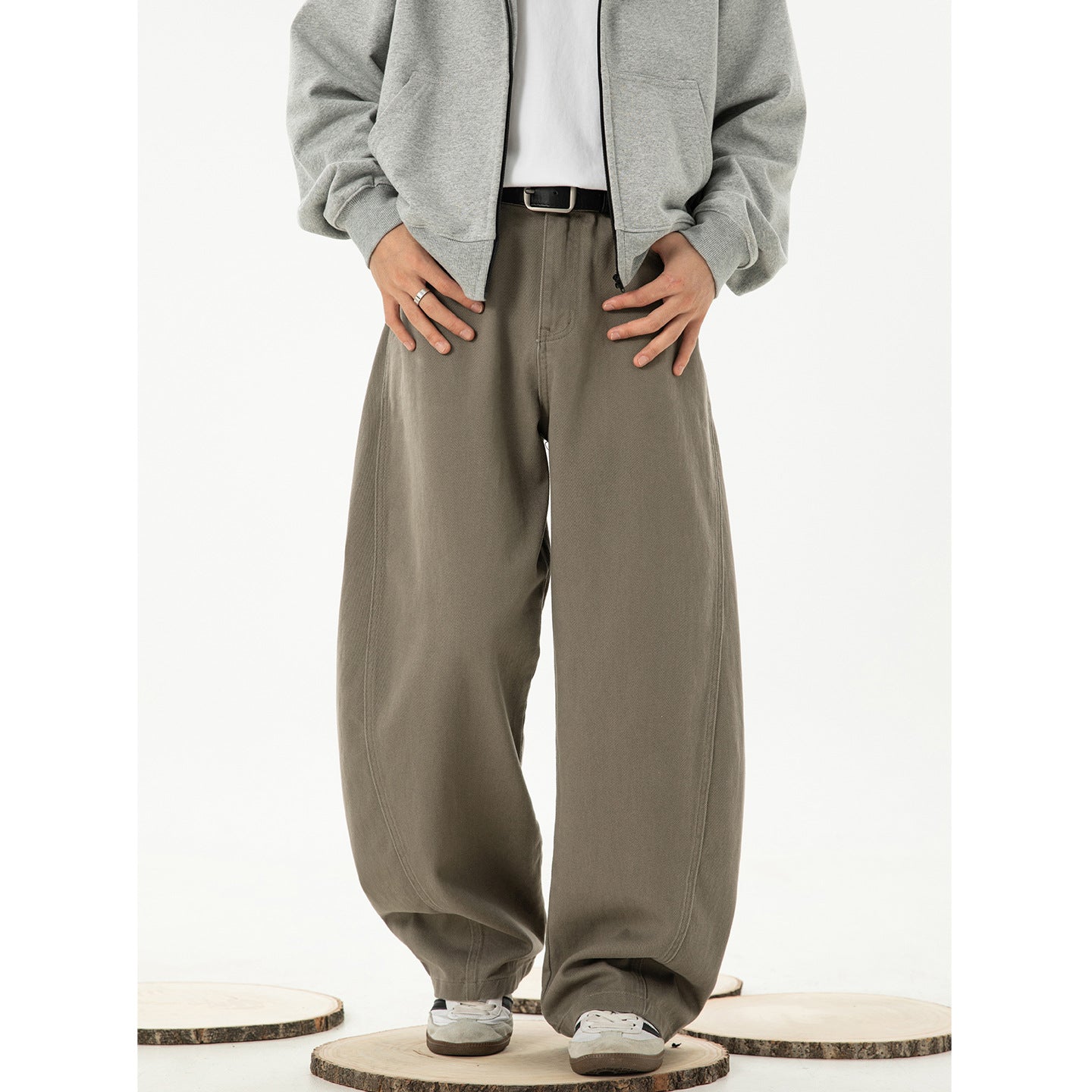 Men's straight leg loose pants
