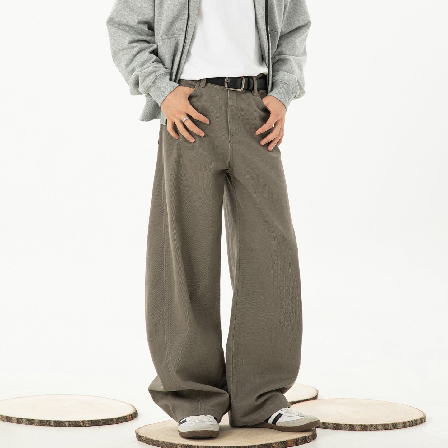 Men's straight leg loose pants