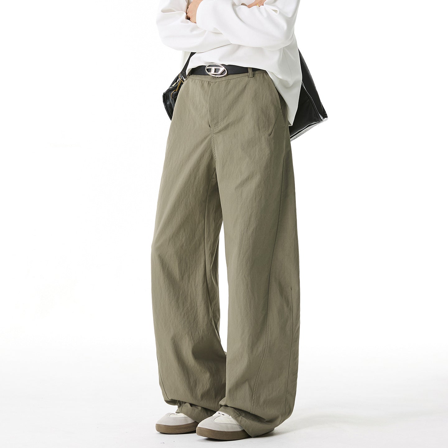 Men's loose straight leg pants and long pants