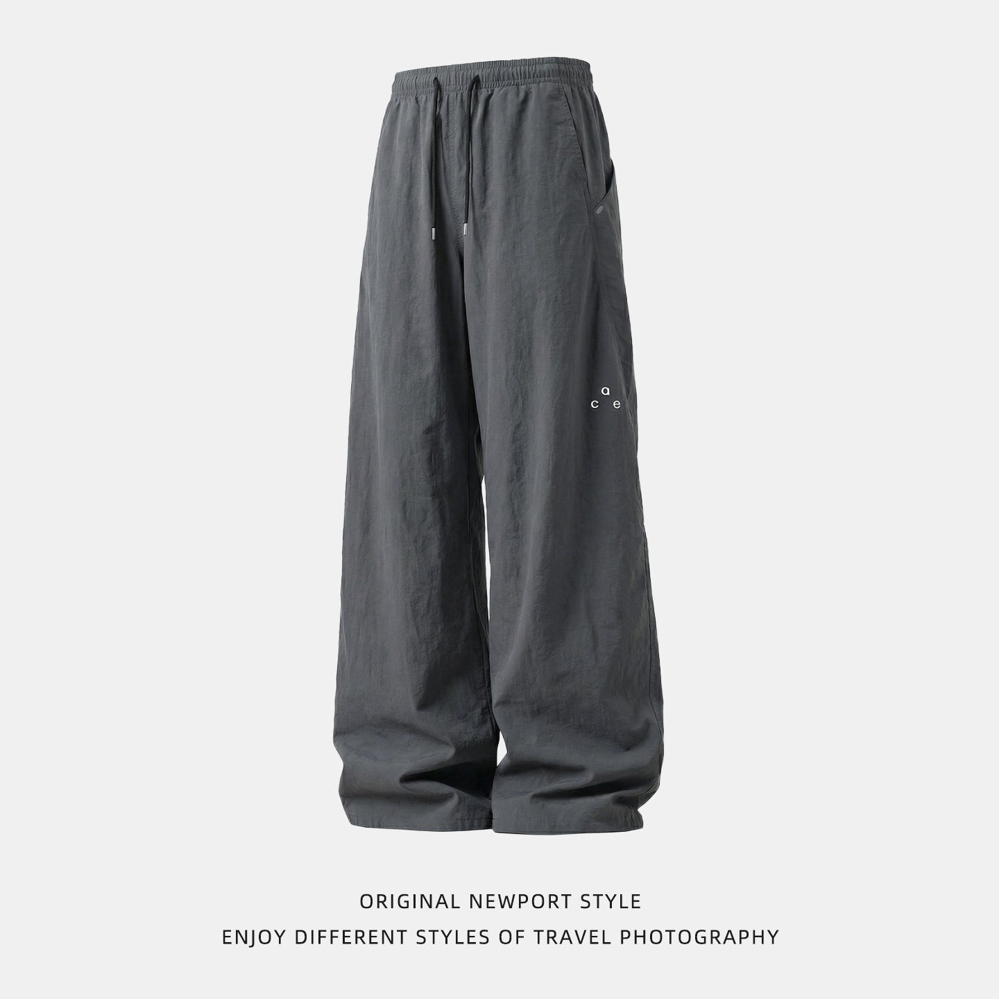 Rear pocket workwear loose sports pants