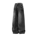Straight leg jeans men's Long Pants
