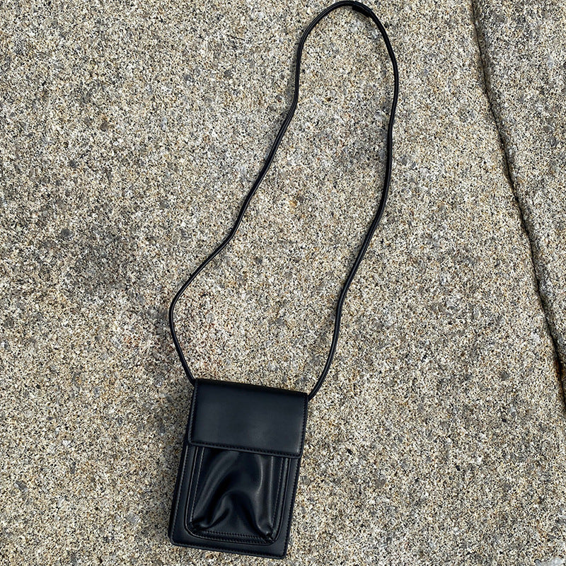 Boys Small Shoulder Bag All-Match Shoulder Bag Messenger Bag Male Ins Style Casual Backpack Student Japanese Mobile Phone Bag