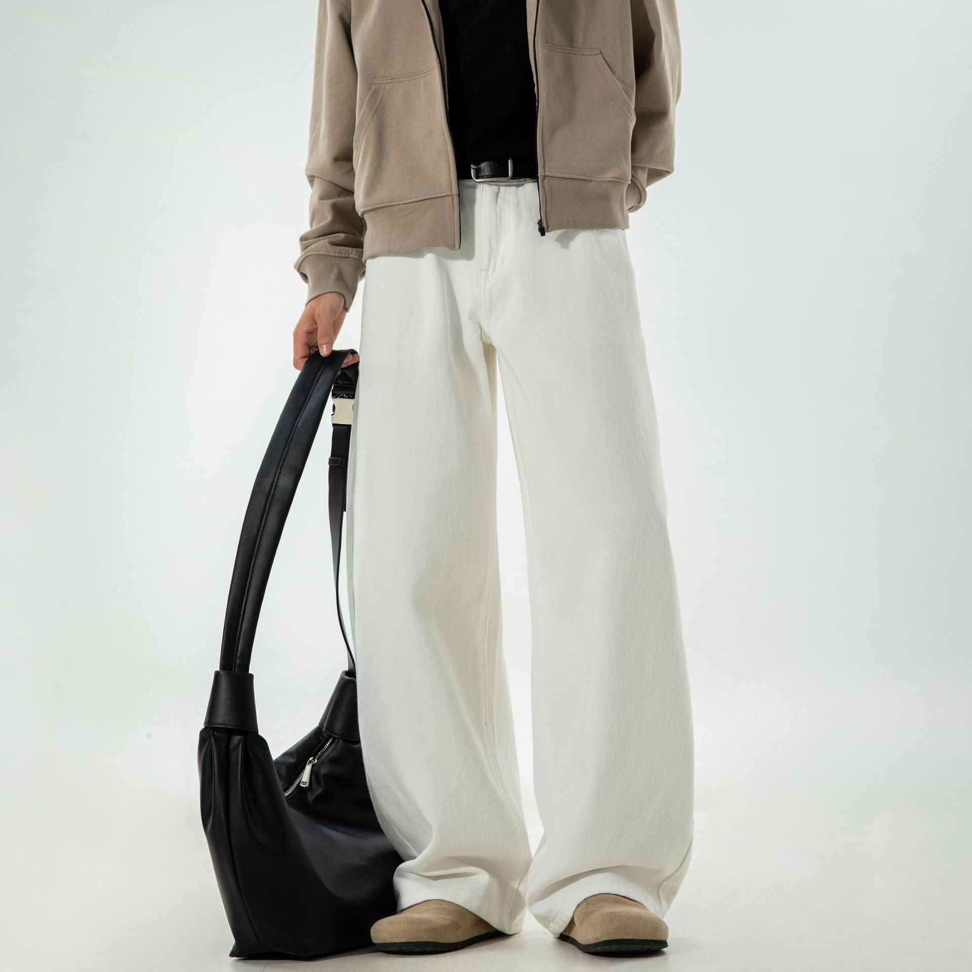 Jeans men's straight leg pants loose long pants